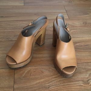 Zara platform chunky heels